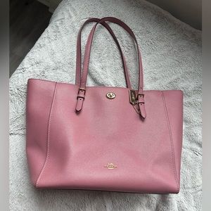 Coach leather tote